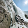 The cascade at grimsel lake