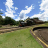 Estação ferroviária na cidade de Tiradentes - Minas Gerais - Estrada Real