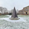 Park Herzog August Bibliothek Januar Schnee