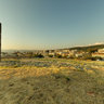 The fortress Heptapyrgion (Επταπύργιο, Yedi Kule). Thessaloniki, Greece. Rear part
