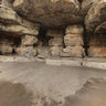 The garden of caves of Cambrai, behind the palace of caves