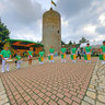 Osterfeld Burgfest mit Fanfarenzug