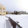 Livorno - Terrazza Mascagni sotto la neve