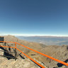 Snow Virgin at the top of the Merida Cable Car 