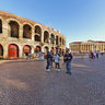 Verona - Piazza Bra con l'Arena