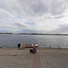Embankment of the Dnieper river in Kherson