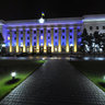 Fall evening near Kherson Regional State Administration