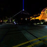 Las Vegas by Night : Luxor hotel (Parking)