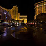 Las Vegas By Night : Paris, Eiffel Tower & Arc du Triomphe