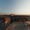Sunrise at Botanická street's roofs
