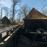 Outside the Noordmolen (water mill) on estate Twickel, Delden