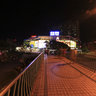 海南省海口市海府路和平天桥夜景