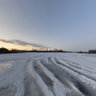 Alix Lake in Winter