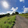 Road near Belmont with view at Balicauex (Bequia, The Grenadines)