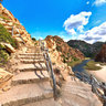 Li Cossi trail to the beach