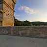 Walking on Pont du Gard