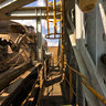 Bucket wheel of SchRs 1550 Excavator in Tusimice mine