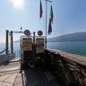Isola Madre pier in Lago Maggiore