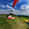 Paragliders at Kozakov