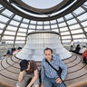 Glas dome on the top of Reichstag building
