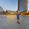 Potsdamer Platz Berlin june evening