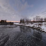 View of Viannankoski, Maaninka from nearby bridge