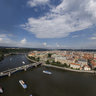 Prague from a Balloon