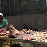 Farmers Market in old Havana - Pig Head