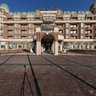 In front of the Palace hotel