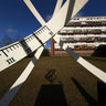 View from within a sun dial