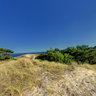Sand dunes close to beach
