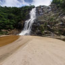Bottom of Nyandezulu Falls Waterfall