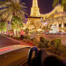Driving the Vegas Strip at night