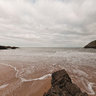 Carranques beach of Perlora