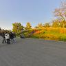 Flower Clock on Geneva's lake-side