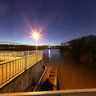 Kahlenbergwehr bei Nacht Muelheim an der Ruhr