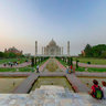 Taj Mahal Sunset - Classic view