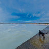 White beach Rosignano solvay pier