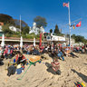 Beach at River Elbe