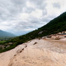 White-water terraces