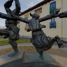 Tbilisi Dancing Berikaoba Ring Statue