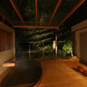 Open Air Bath in the Night of Kifune Ugenta 貴船 右源太 和室露天風呂