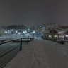 Bybrua by winter night