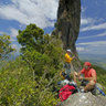 Neck of Pedra do Bau and Bauzinho in Sao Bento do Sapucai in Brazil