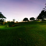 Entardecer na Pousada Jacauna em Brotas SP