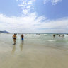 Life Guard in the beach Praia Grande in Ubatuba SP Brazil