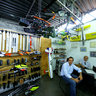 Atelier of AeroMidia Radio Control Heli Advertising in Sao Paulo Brazil