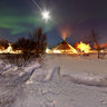 northern lights in kirkenes snow hotel