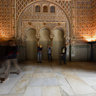 embajadores hall in reales alcazares. sevilla