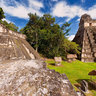 gran jaguar temple in tikal maya ruins. guatemala